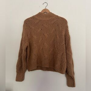 American Eagle knit mock neck sweater size L